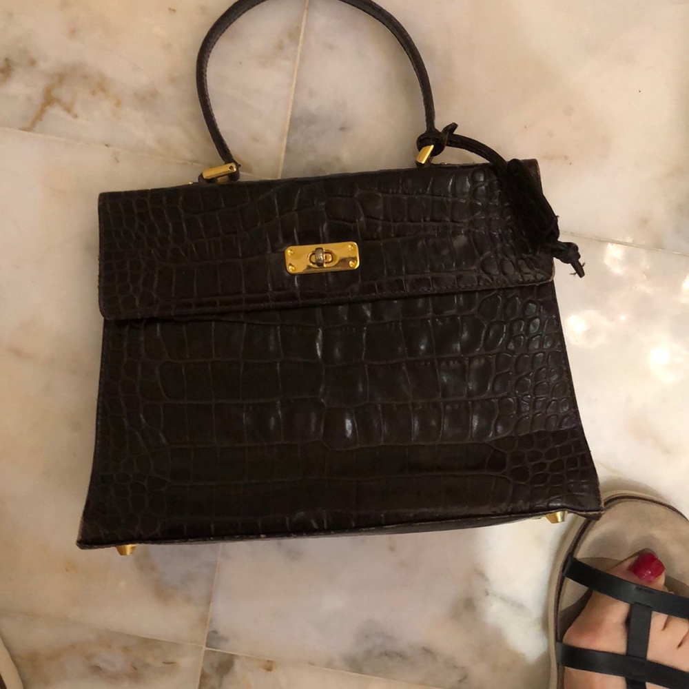 Luxury  bag, Italian made, genuine Lea leather